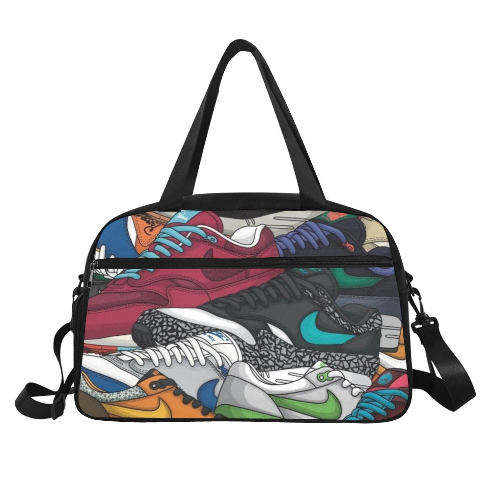 Sneaker Collage Fitness/Overnight Bag