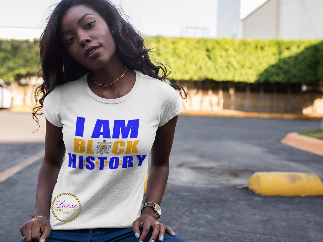 I Am Black History SGRho T-shirt