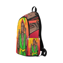 Load image into Gallery viewer, Sunset Rasta Girl Backpack