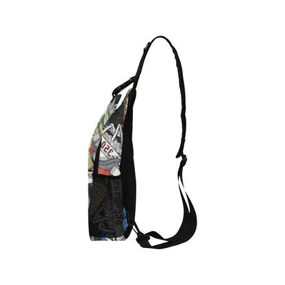 Yeezy Collage Sneakerhead Sling Chest Bag