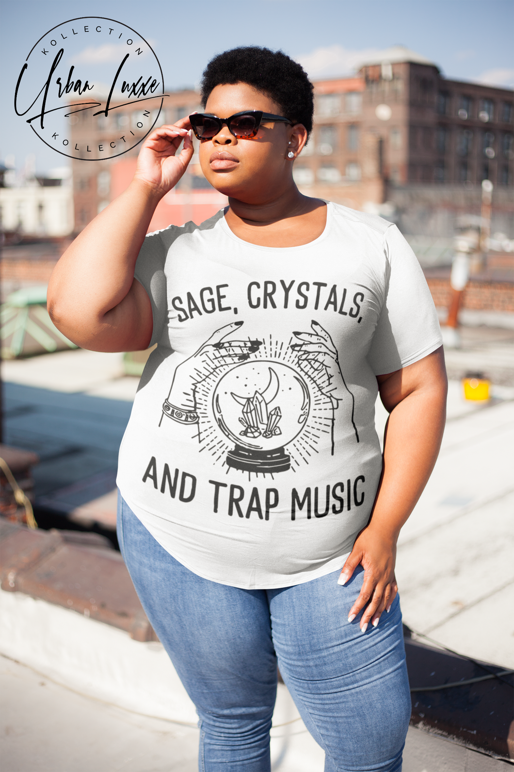 Sage, Crystals & Trap Music Tshirt