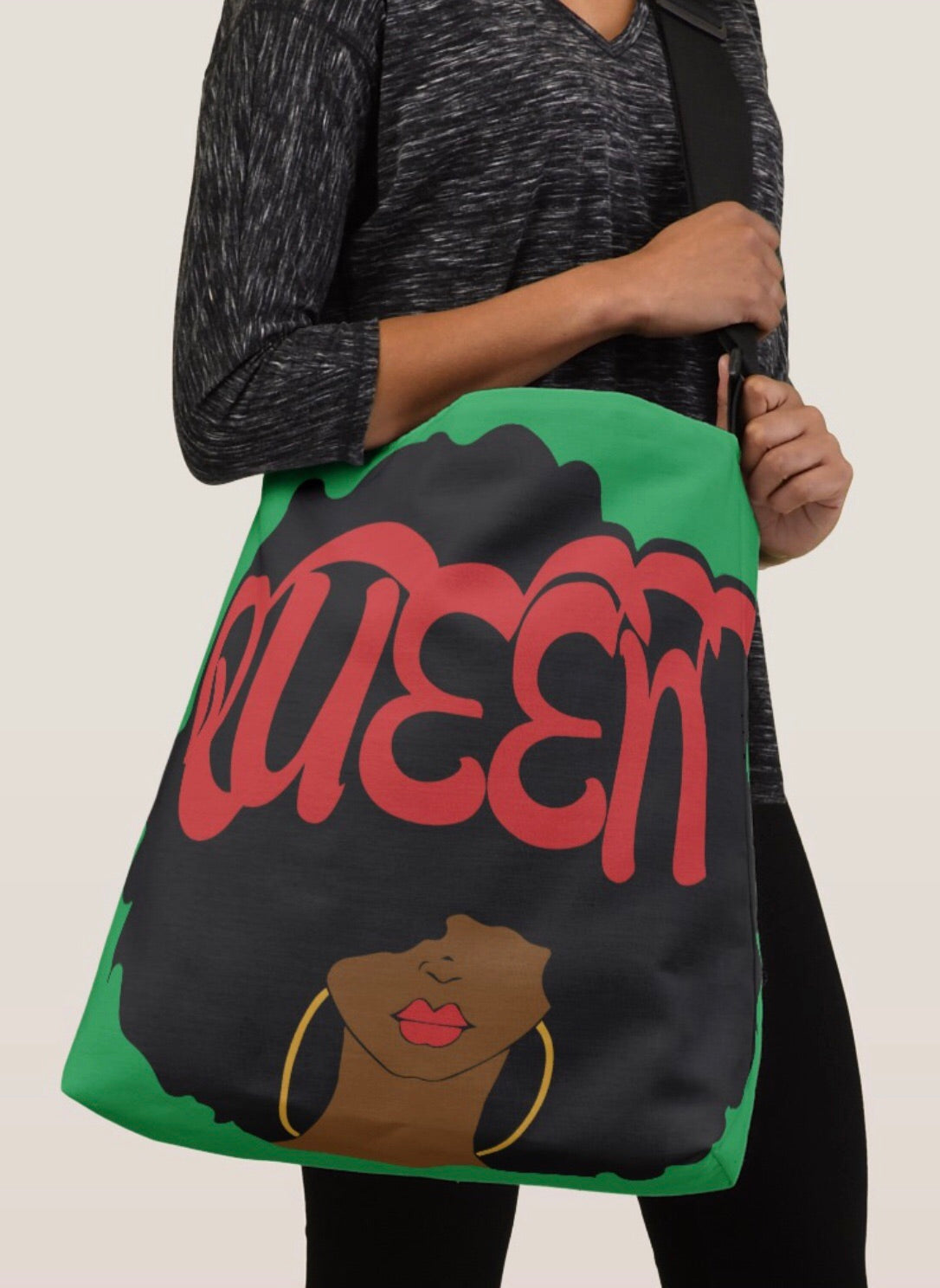 Queen Crossbody Tote Bag
