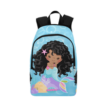 Load image into Gallery viewer, Angela The Chocolate Mermaid Backpack