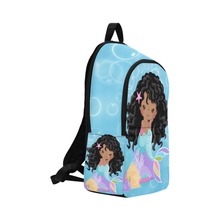 Load image into Gallery viewer, Angela The Chocolate Mermaid Backpack