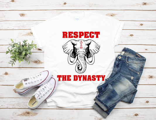 Respect The Dynasty  - Delta Sigma Theta T-shirt