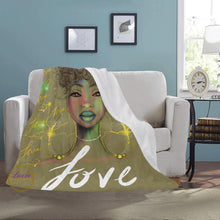 Load image into Gallery viewer, Love Goddess Fleece Blanket