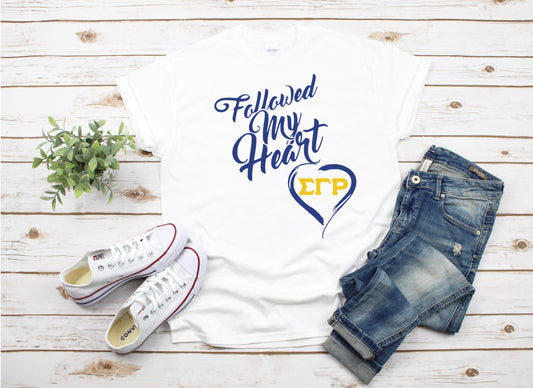 Followed My Heart Sigma Gama Rho T-shirt