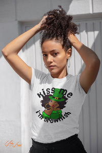 Kiss Me I’m Brownish St. Patrick’s Day T-shirt