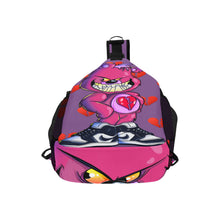 Load image into Gallery viewer, Broken Heart Sneakerhead Care Bear Sling Chest Bag