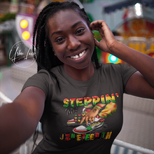 Load image into Gallery viewer, Steppin’ Into Juneteenth T-shirt