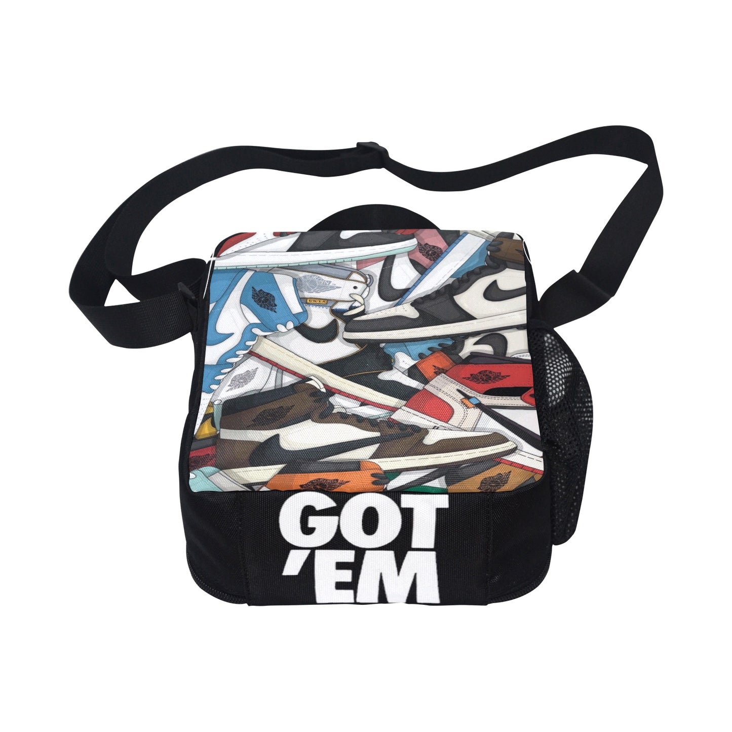 Mid 1’s Sneaker Addict Kids Crossbody Lunch Bag