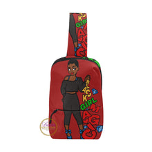 Load image into Gallery viewer, Sprinkling Black Girl Magic Chest Bag