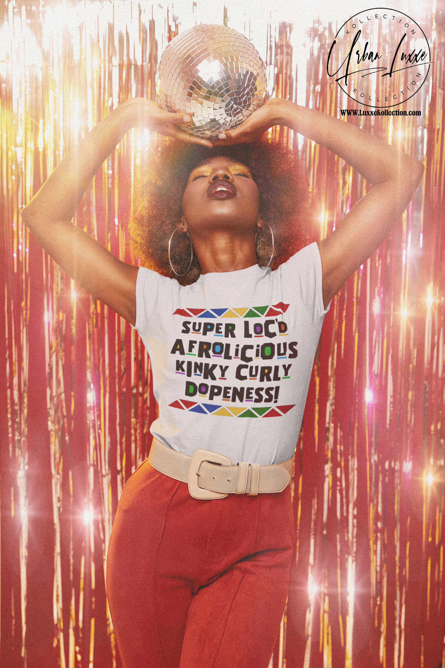 Super Loc’d Afrolicious Kinky Curly Dopeness T-shirt