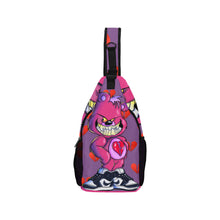 Load image into Gallery viewer, Broken Heart Sneakerhead Care Bear Sling Chest Bag