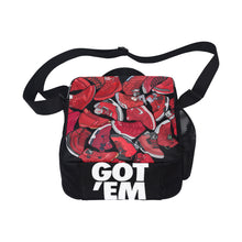 Load image into Gallery viewer, Red J’s Sneaker Addict Kids Crossbody Lunch Bag