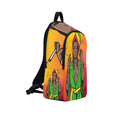 Load image into Gallery viewer, Sunset Rasta Girl Backpack