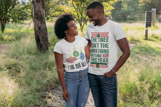 I Like Your Balls Christmas T-shirt