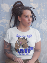 Load image into Gallery viewer, Zeta Phi Beta Living My Finer Life T-shirt