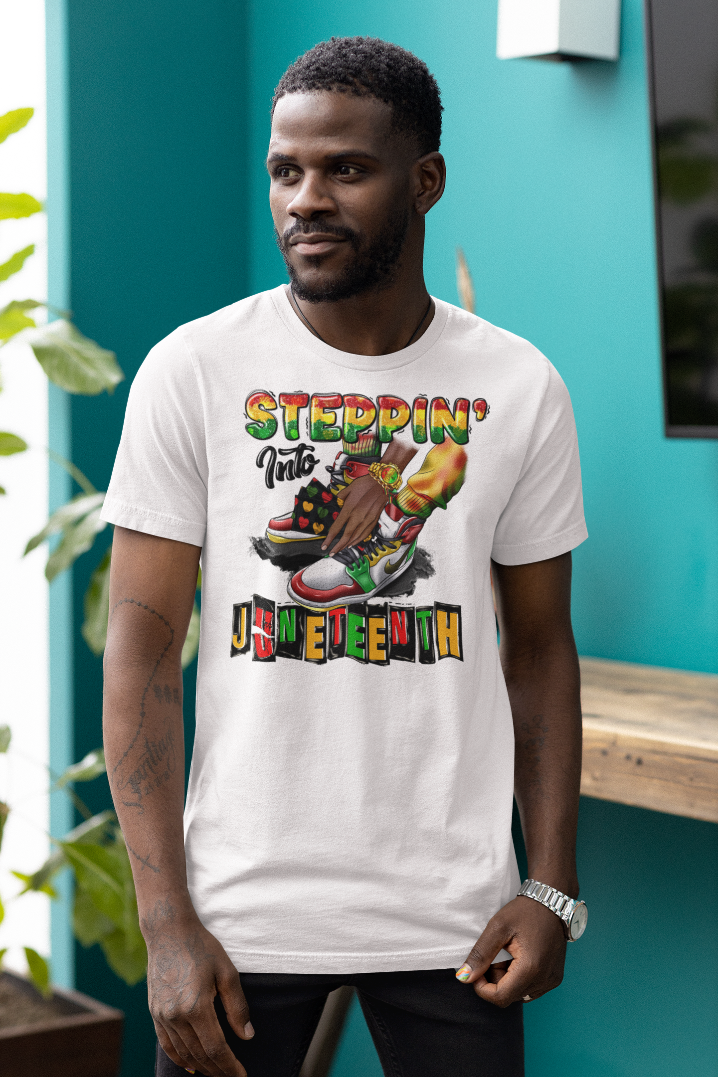 Steppin’ Into Juneteenth T-shirt