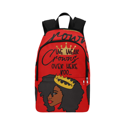 We Wear Crowns Over Here Boo Backpack