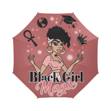 Load image into Gallery viewer, Pink Black Girl Magic Umbrella